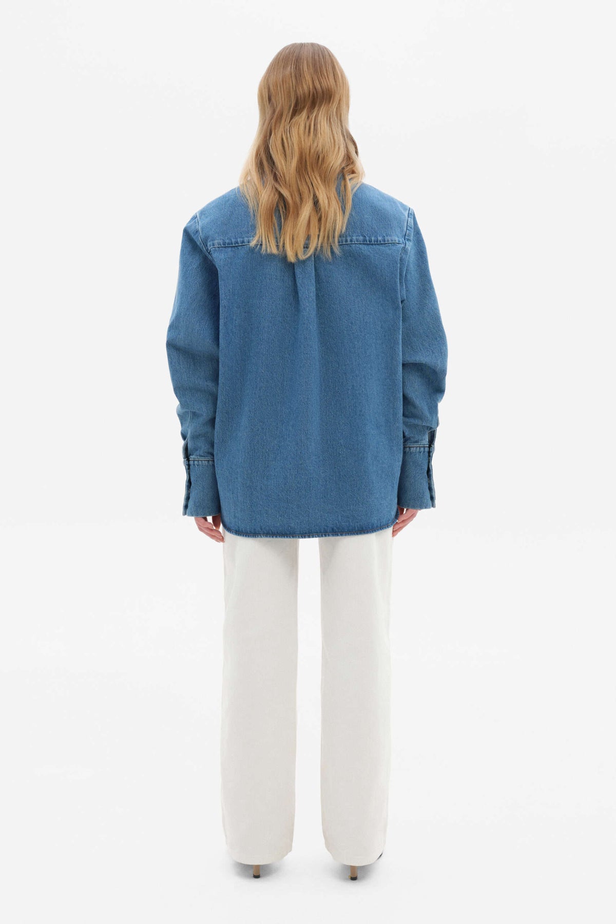 Light Blue Denim Shirt - фото 2