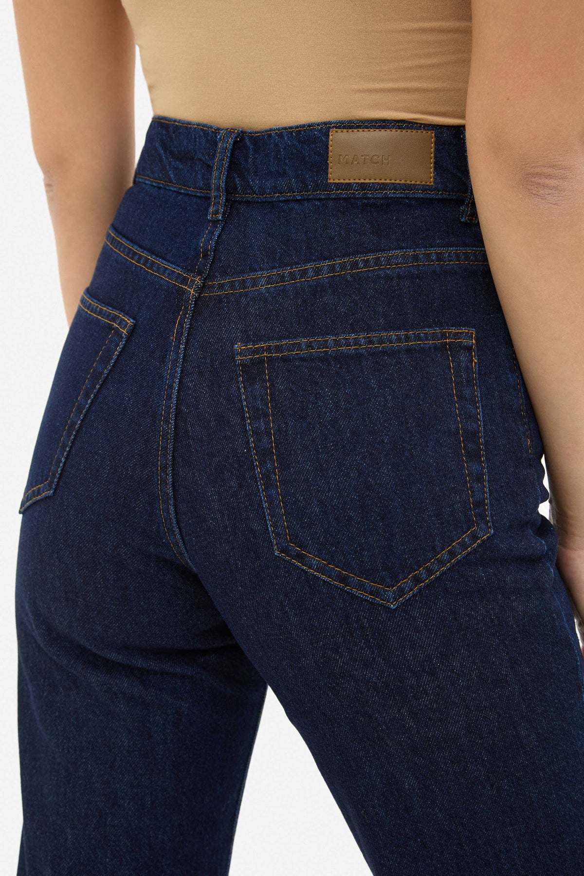 Indigo Jeans With Cuts - фото 4