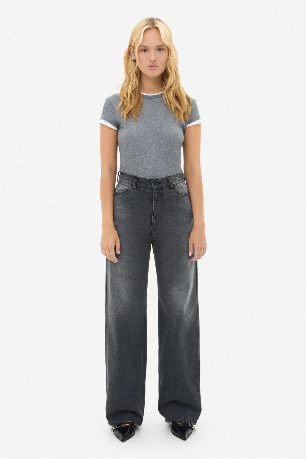 Baggy Grey Jeans - фото 1