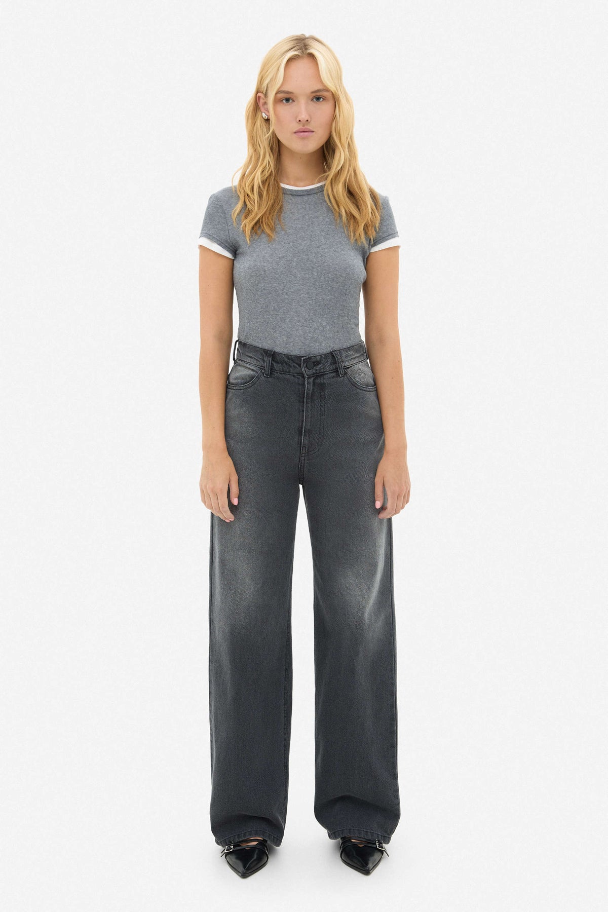 Baggy Grey Jeans - фото 1