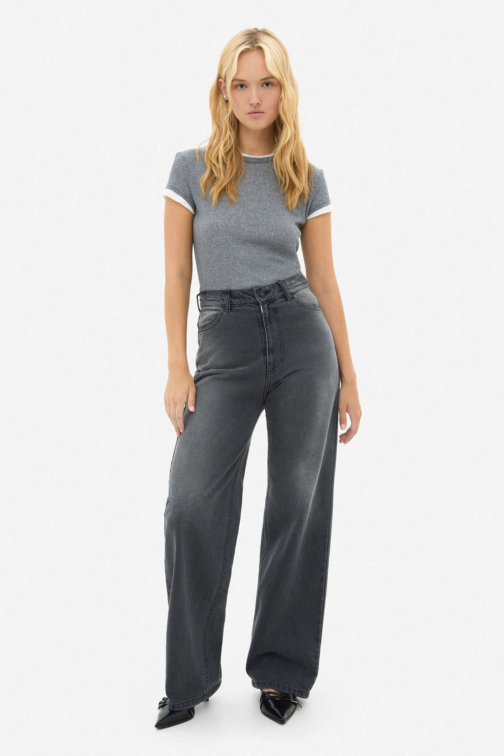 Baggy Grey Jeans - фото 5