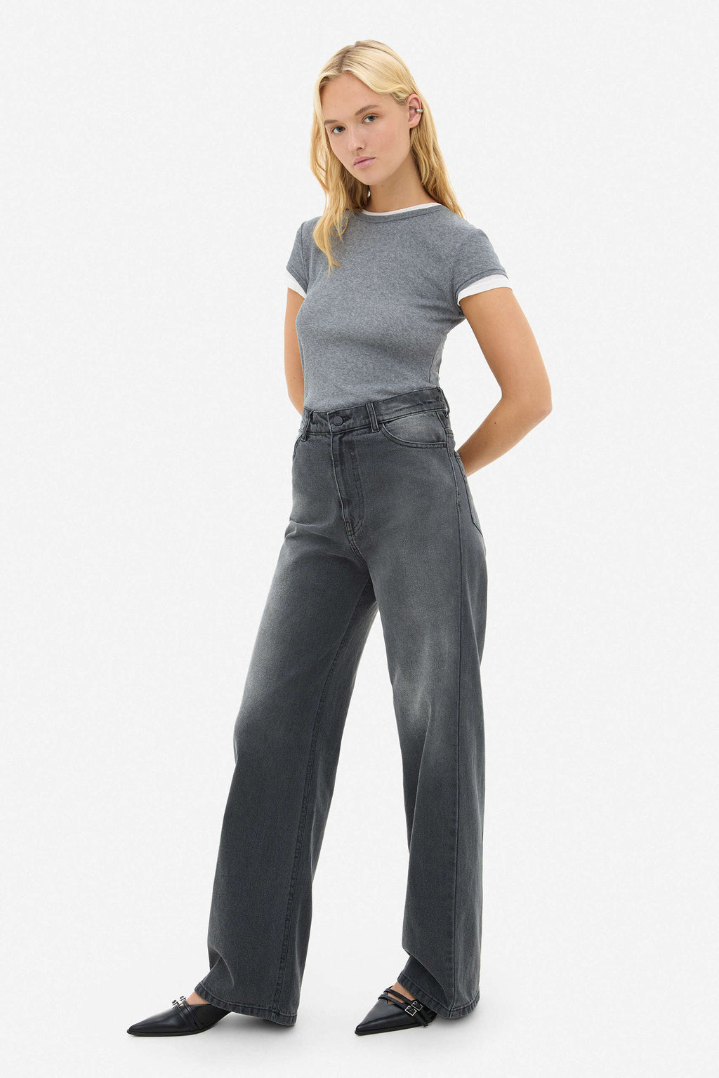 Baggy Grey Jeans - фото 3