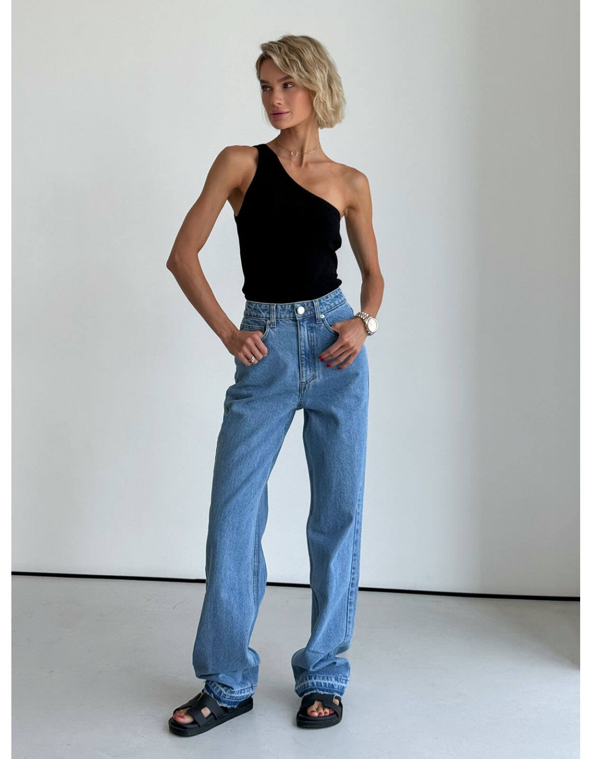 AISENBERG Jeans Mia White