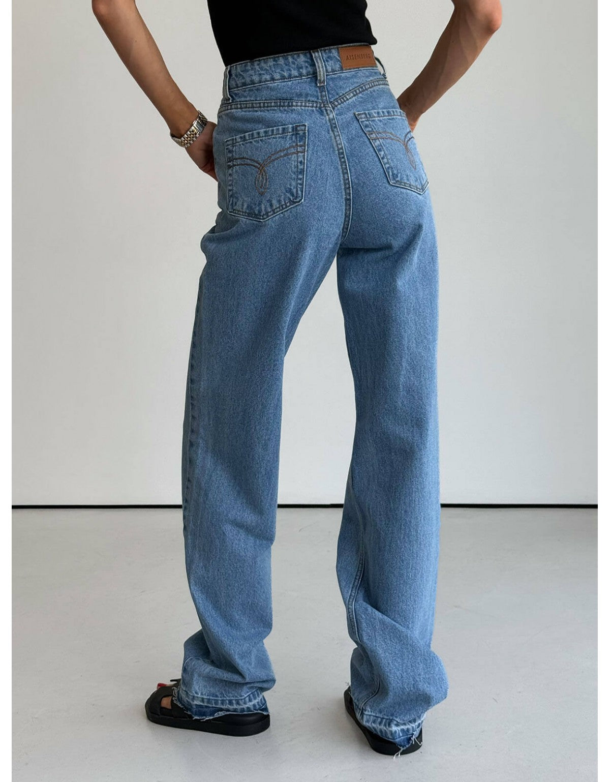 AISENBERG Jeans Mia White