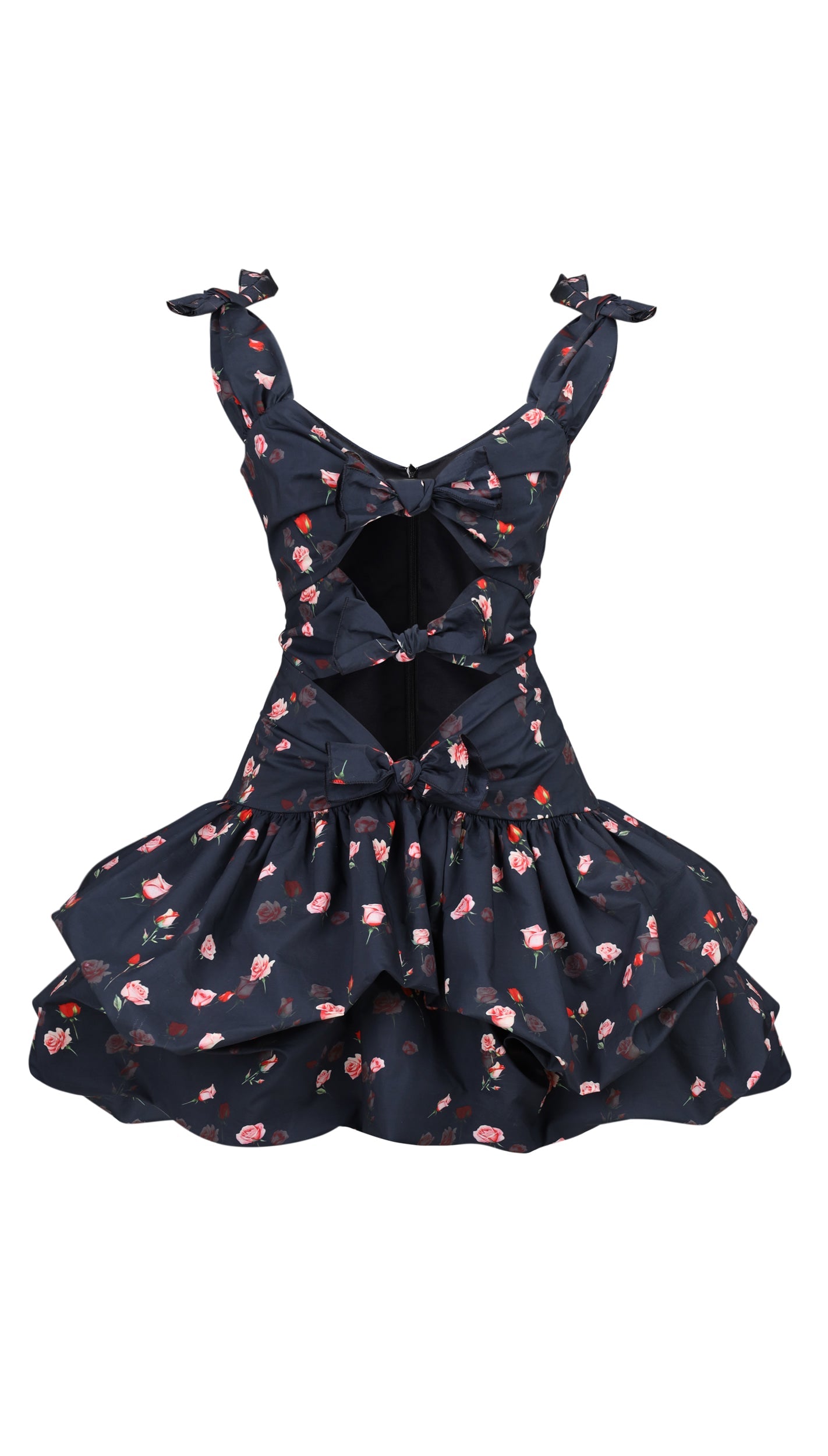 Midnight Bloom Mini Dress