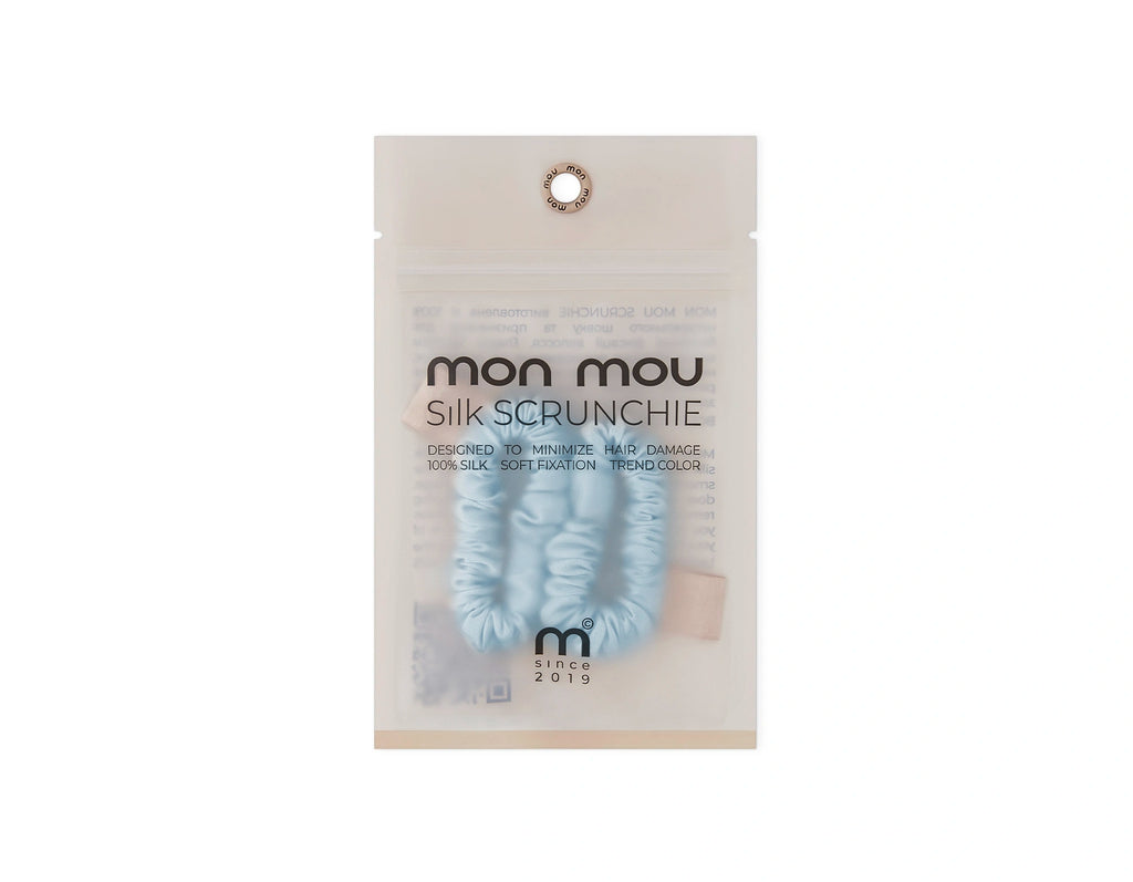 SILK MINI SLIM SCRUNCHIE SET набір тонких шовкових міні-резинок
