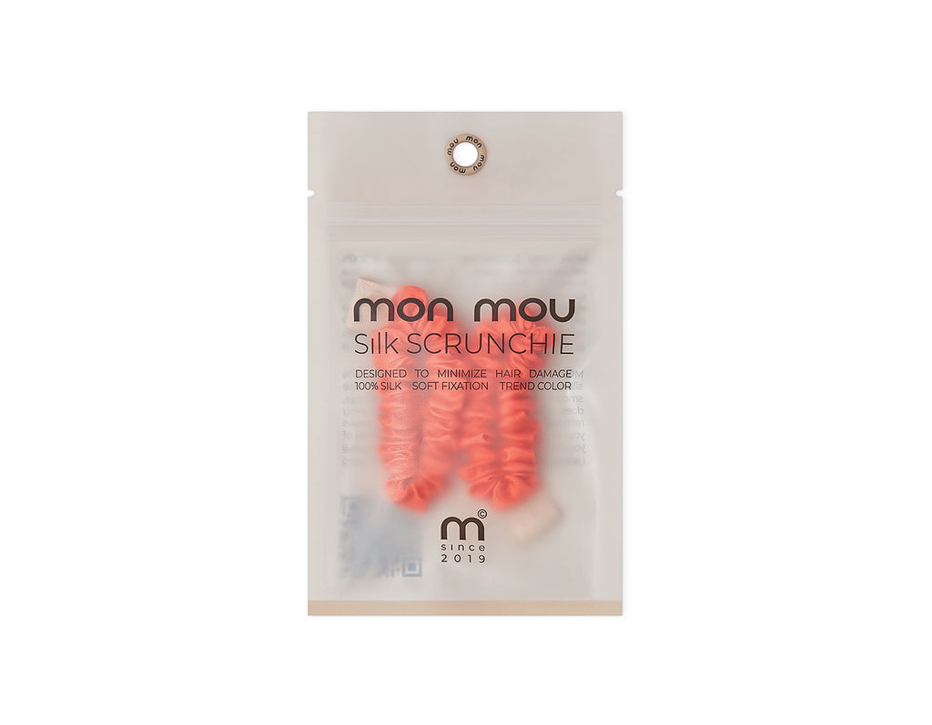 SILK MINI SLIM SCRUNCHIE SET набір тонких шовкових міні-резинок