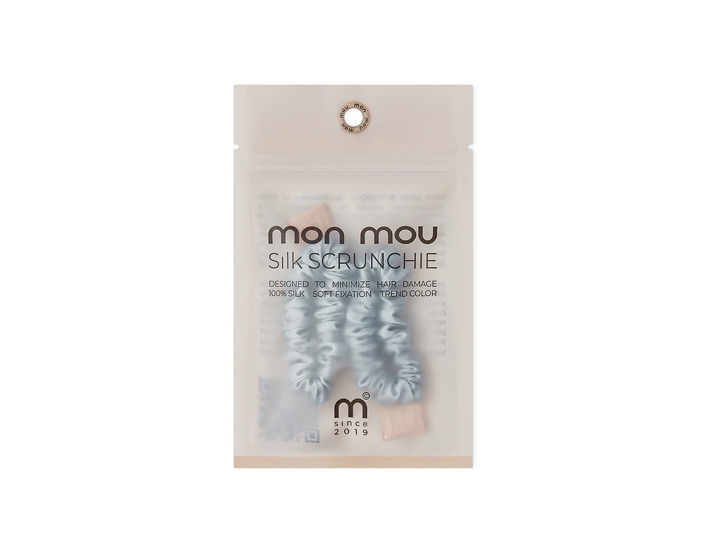 SILK MINI SLIM SCRUNCHIE SET набір тонких шовкових міні-резинок
