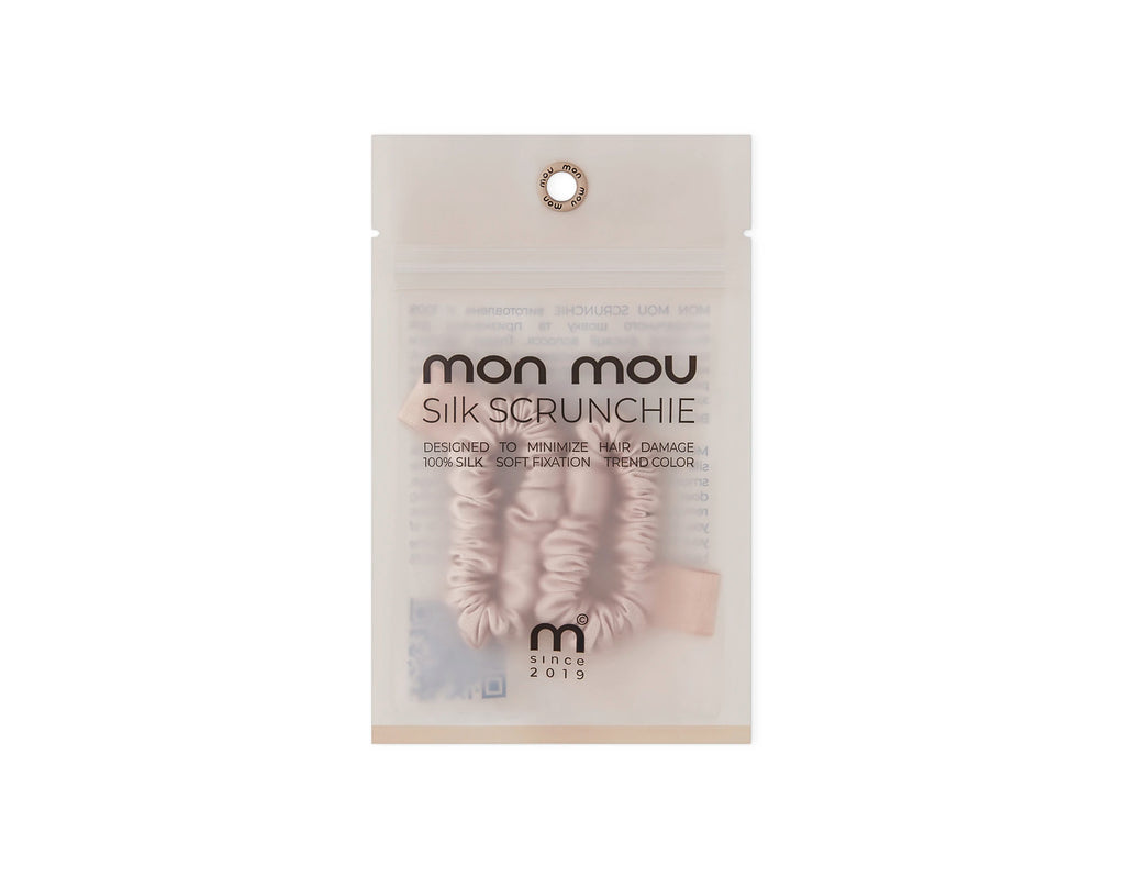 SILK MINI SLIM SCRUNCHIE SET набір тонких шовкових міні-резинок
