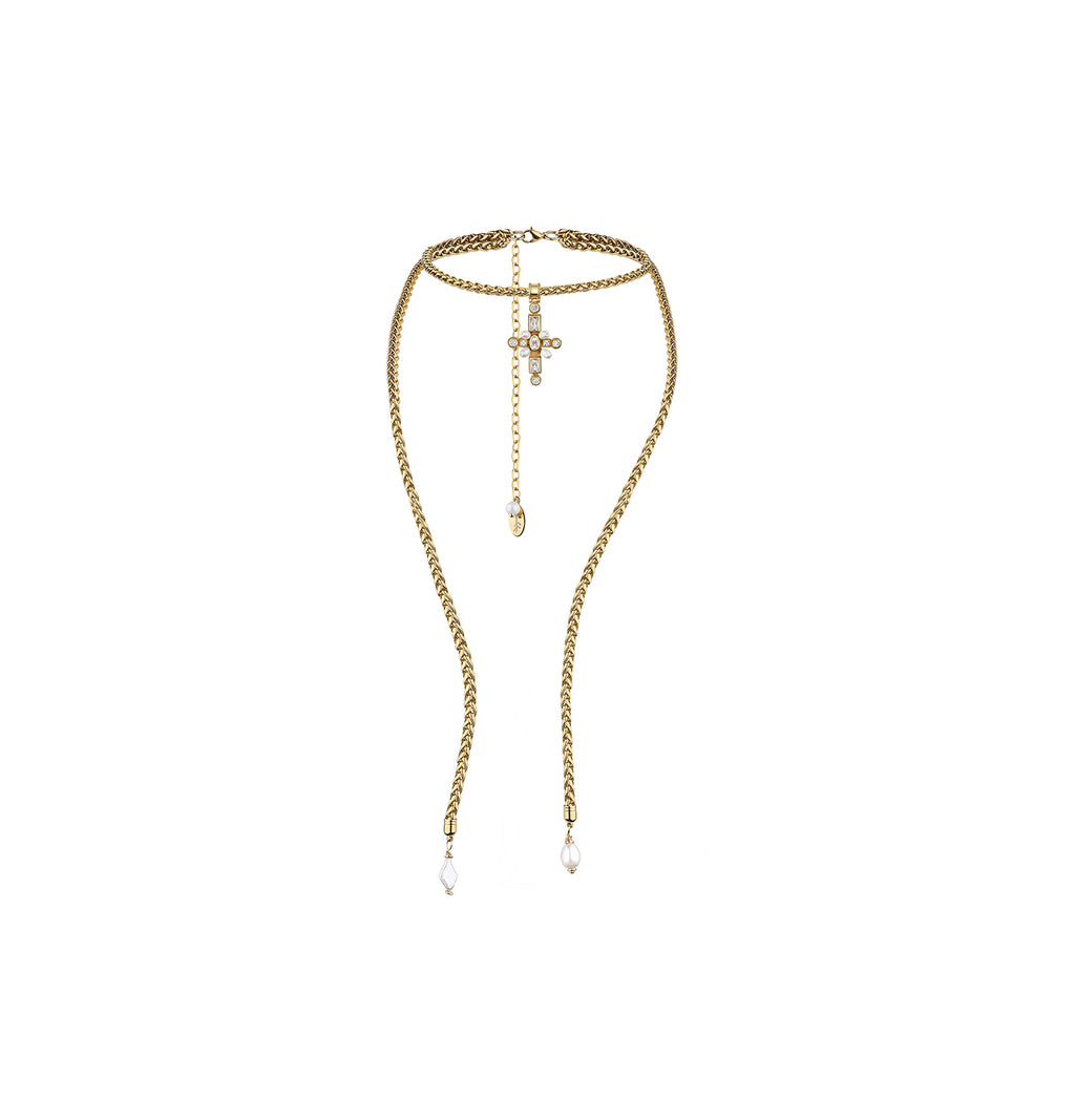 "TAMAR" CROSS NECKLACE - фото 1