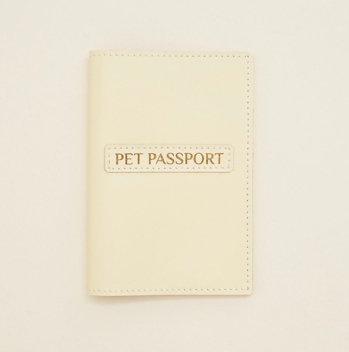 Шкіряна обкладинка чохол для ветеринарного паспорта міжнародного зразка для собак