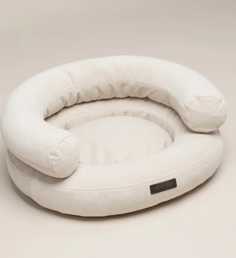 Лежак CHOUCHOU ортопедичний для собак "Marshmallow" бежевий