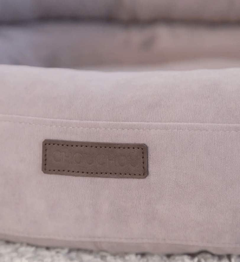 Лежак CHOUCHOU ортопедичний для собак "Marshmallow" рожевий