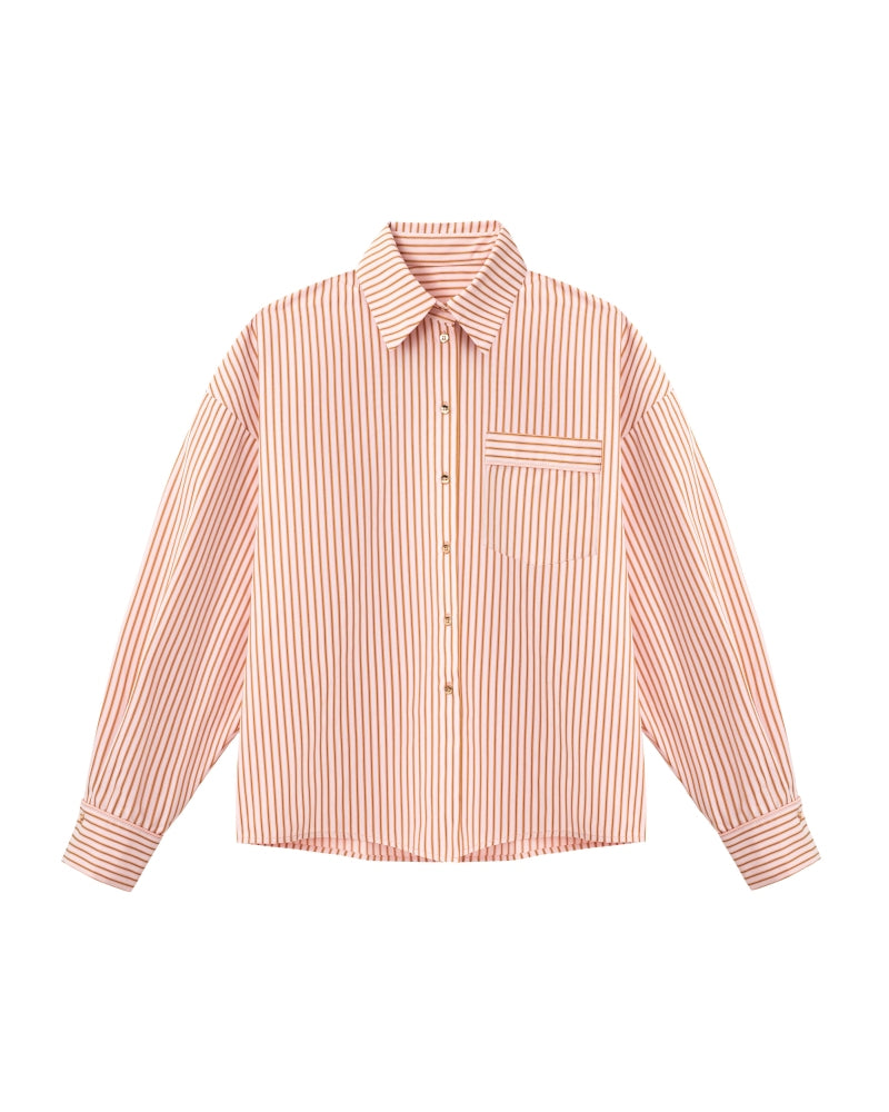 OVERSIZED SHIRT - VINTAGE PINK