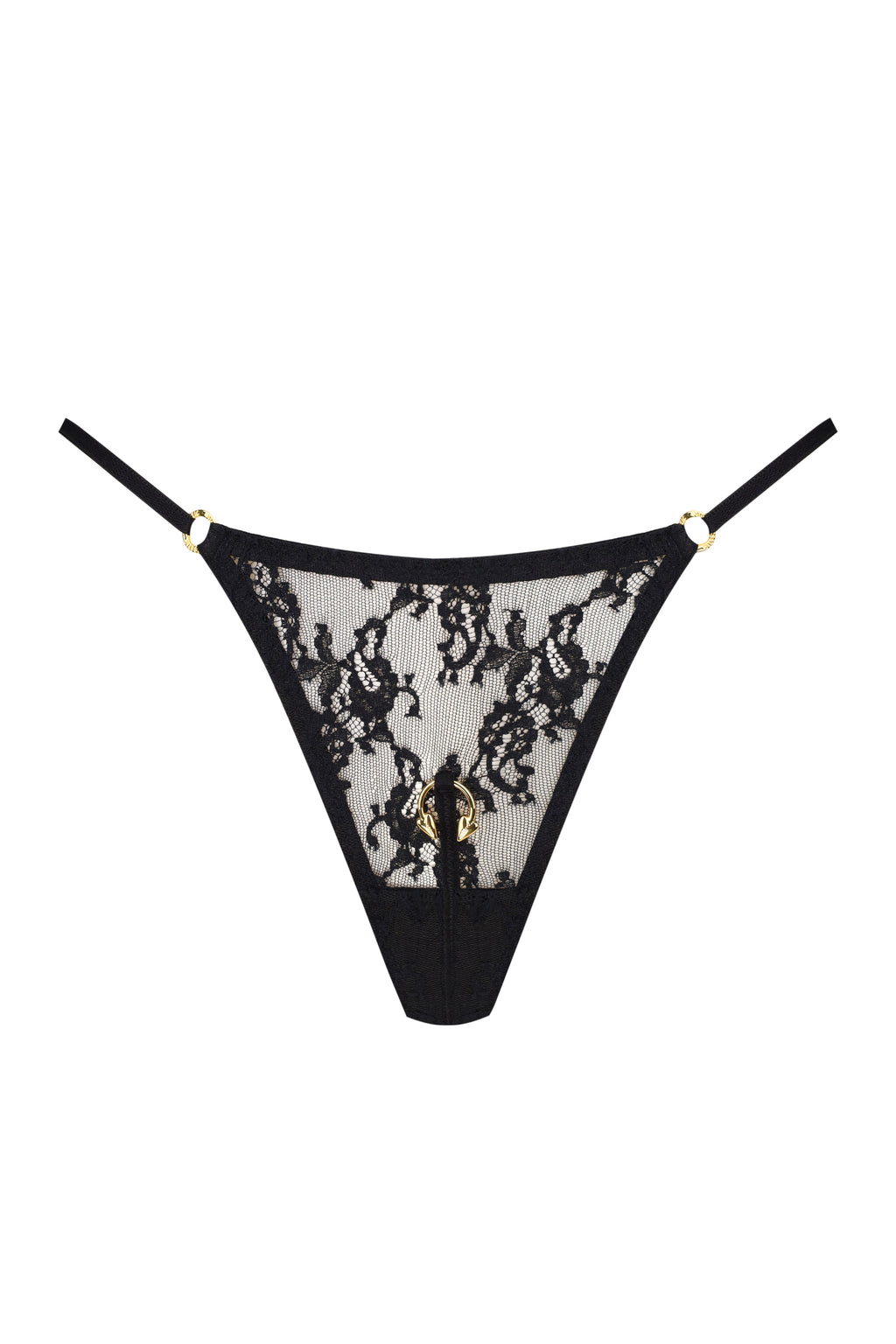Трусики Lace Pirsing Gold - фото 3