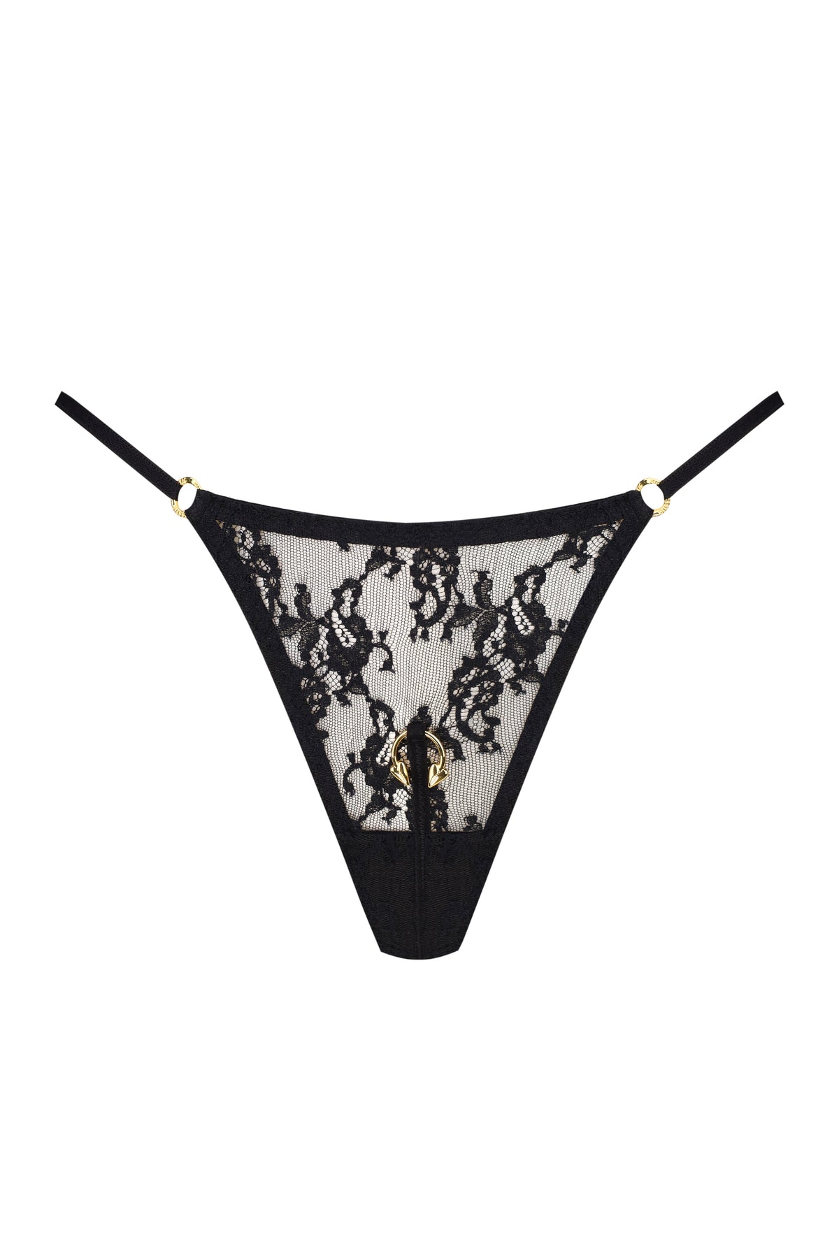 Трусики Lace Pirsing Gold - фото 3