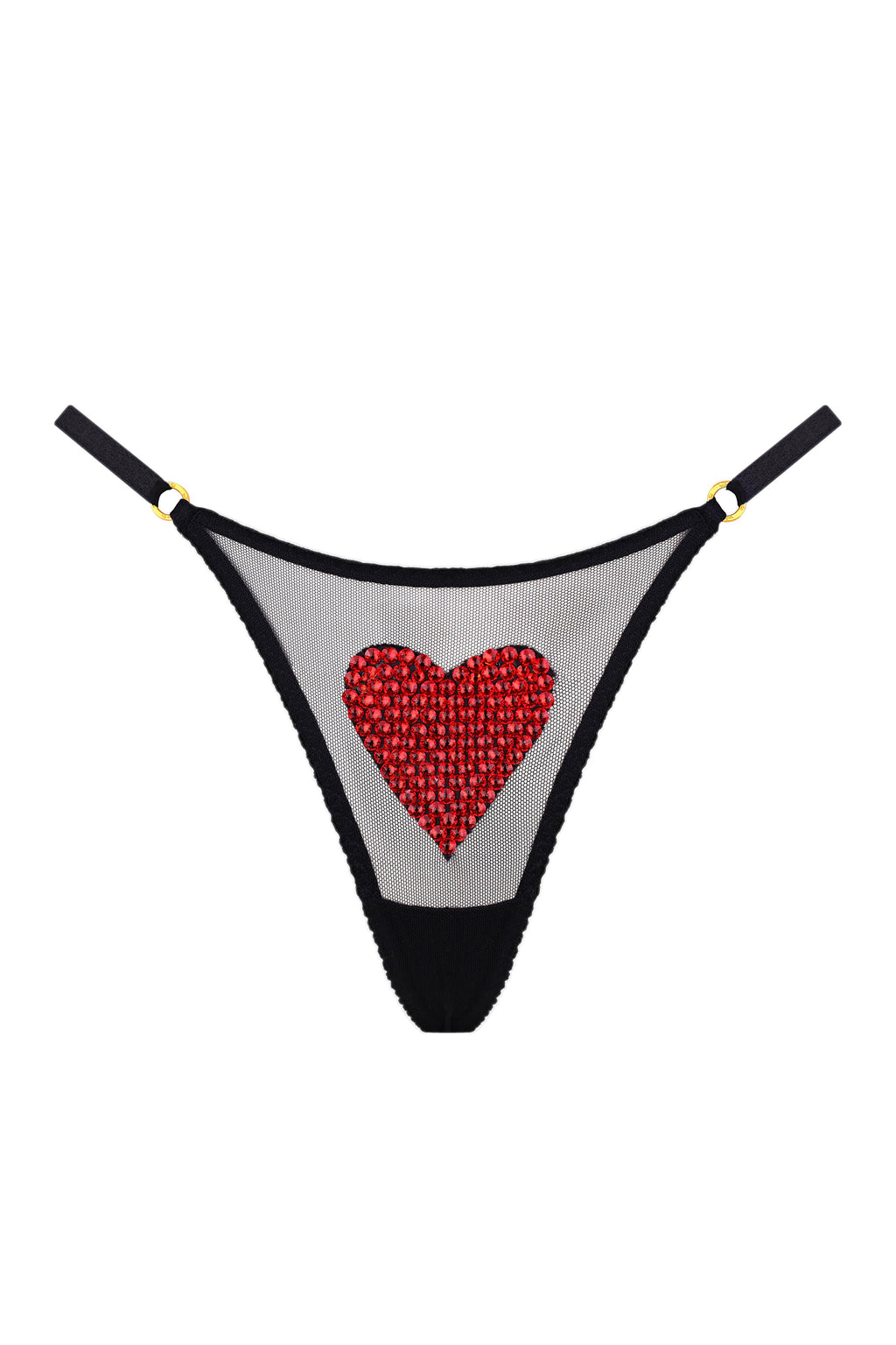 Трусики Love Black Cristal Red - фото 1