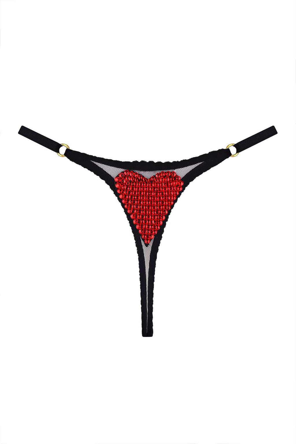 Трусики Love Black Cristal Red - фото 2