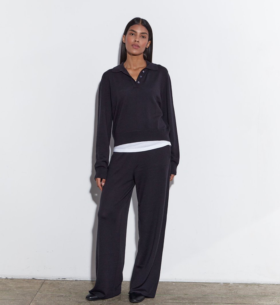 Брюки Keenly з карманами кашемір сині