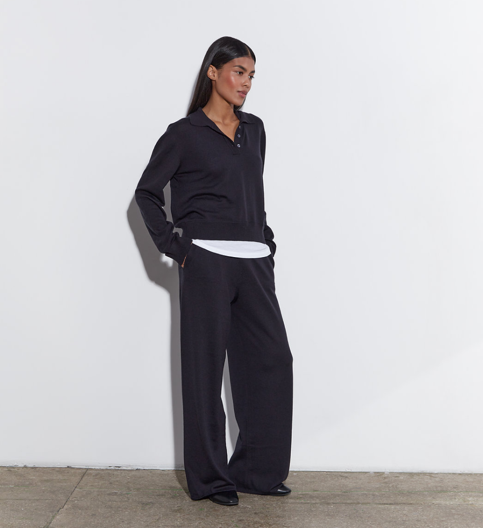 Брюки Keenly з карманами кашемір сині