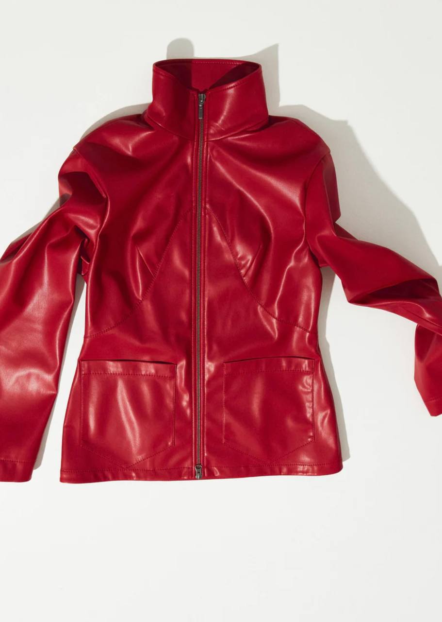 Leather jacket
