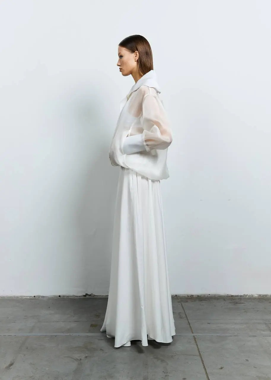 Organza bomber jacket