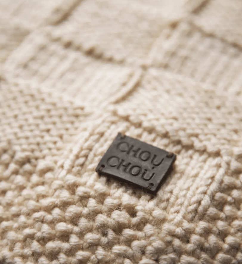 Пледик CHOUCHOU для собак "Chess" бежевий