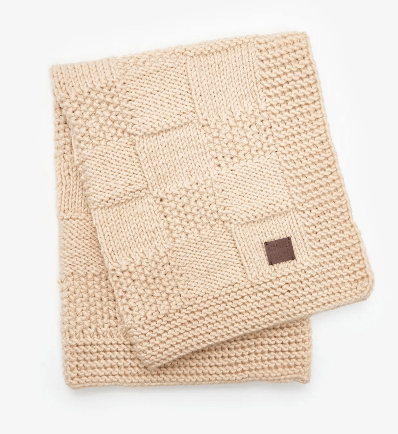 Пледик CHOUCHOU для собак "Chess" бежевий