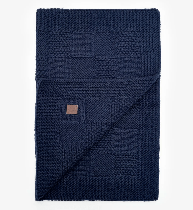 Пледик CHOUCHOU для собак "Chess" синій