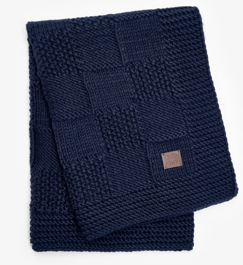 Пледик CHOUCHOU для собак "Chess" синій