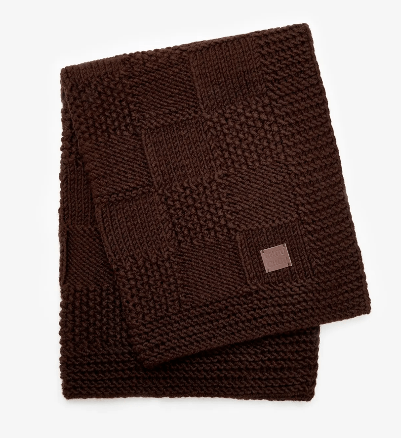 Пледик CHOUCHOU для собак "Chess" коричневий