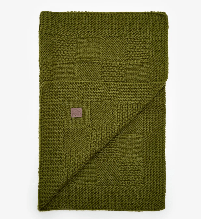 Пледик CHOUCHOU для собак "Chess" трав'яний