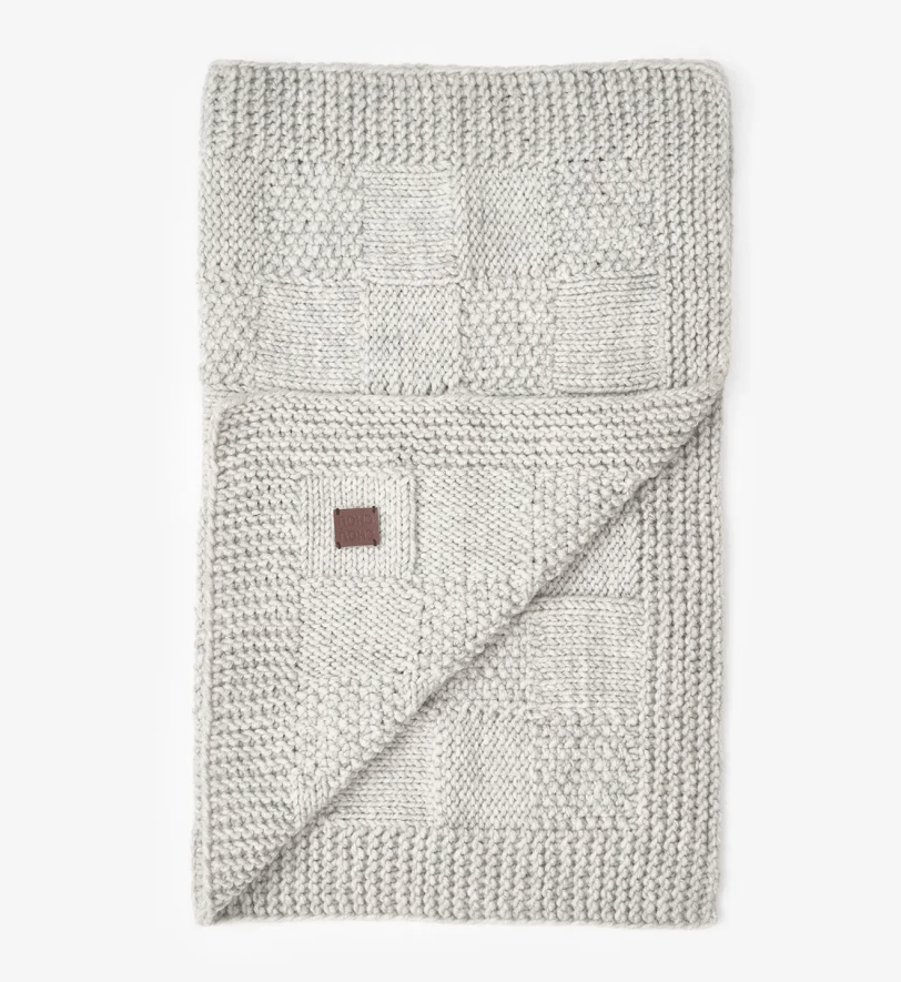 Пледик CHOUCHOU для собак "Chess" сірий