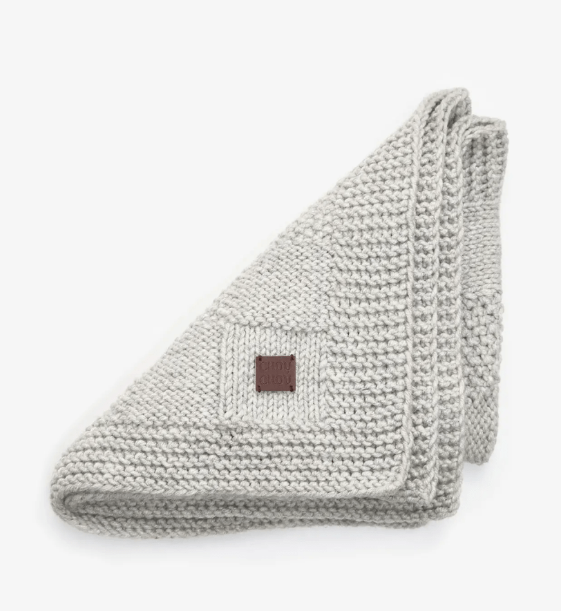 Пледик CHOUCHOU для собак "Chess" сірий