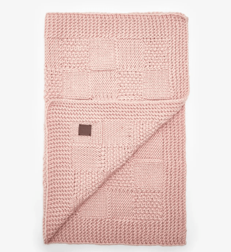 Пледик CHOUCHOU для собак "Chess" пудровий