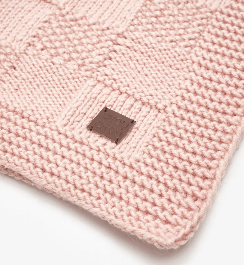 Пледик CHOUCHOU для собак "Chess" пудровий