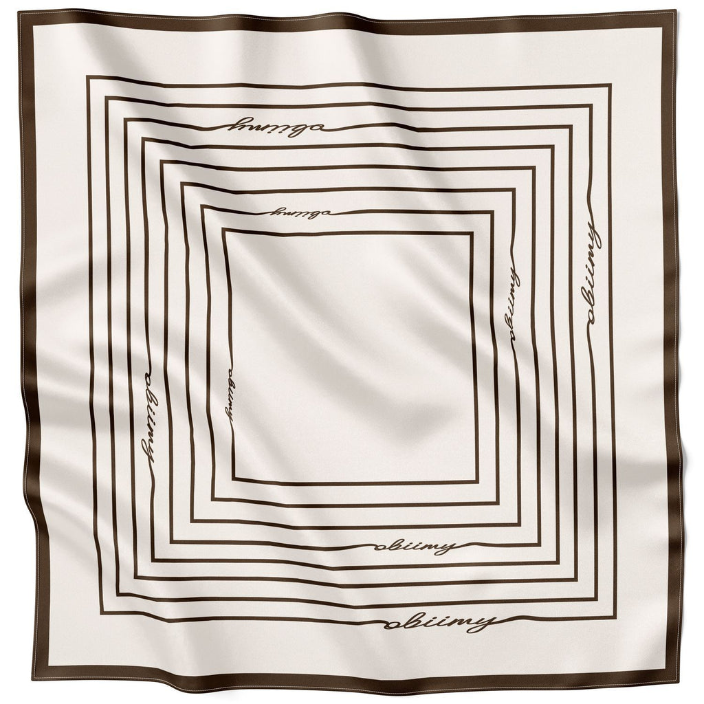 Silk scarf "From a clean slate"
