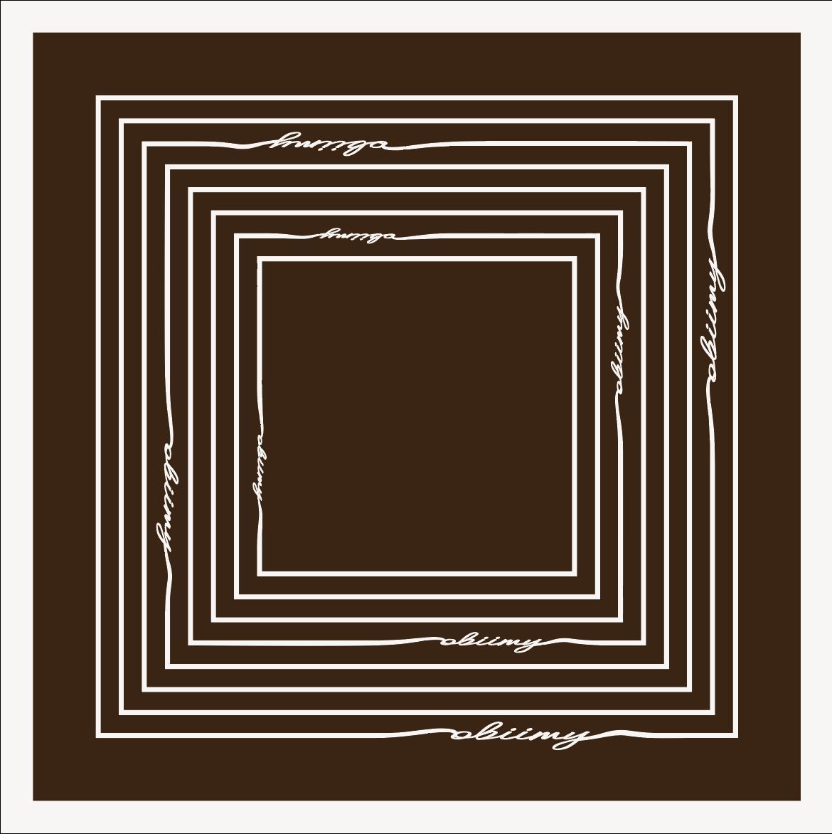 Silk scarf "Morning coffee"