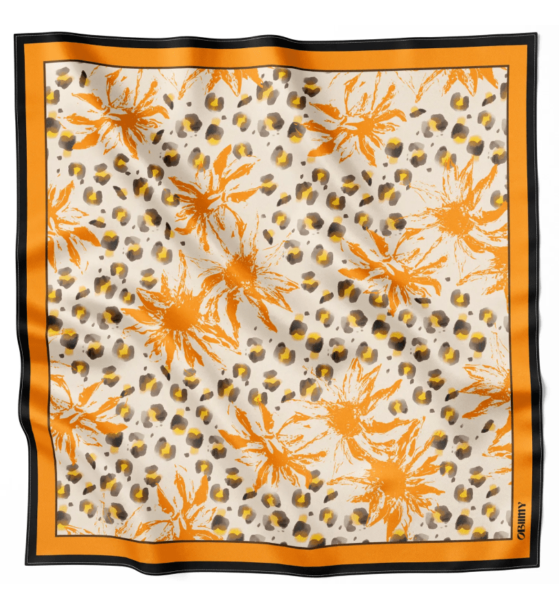 Преміум шовкова хустка OBIIMY Грація одностороння