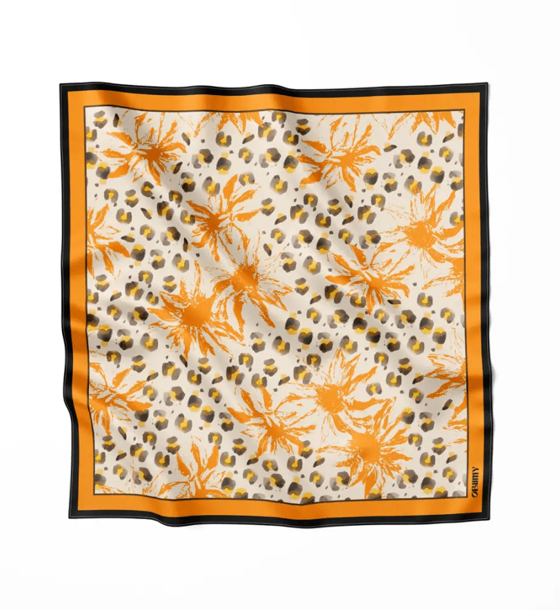 Преміум шовкова хустка OBIIMY Грація одностороння