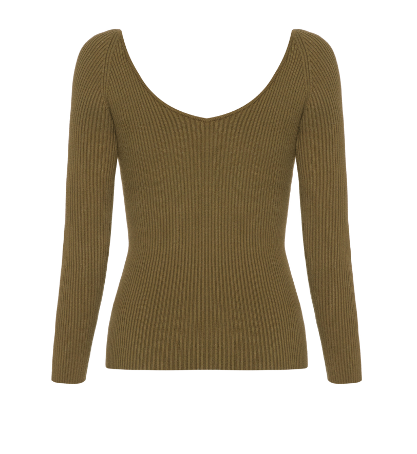 Пуловер KNITWEAR dark khaki