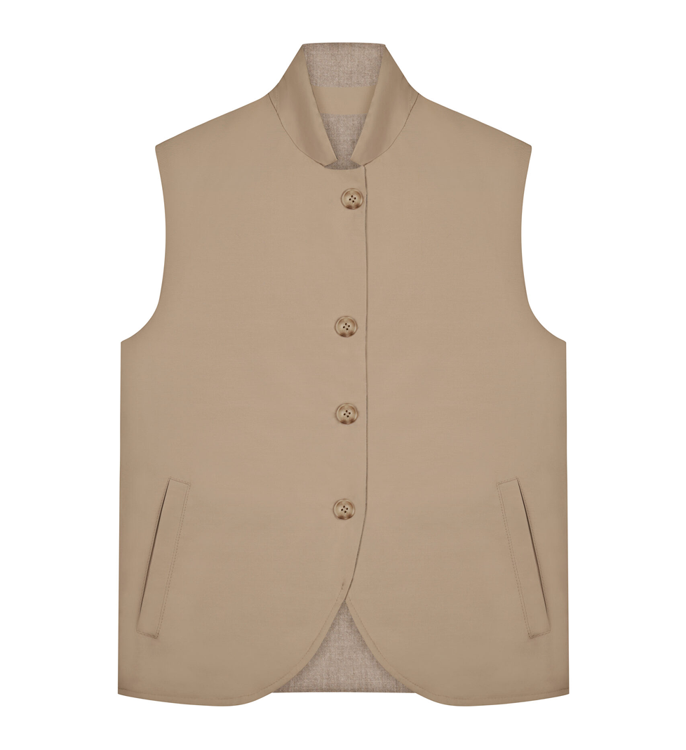 Жилет CHALETY двосторонній Bern beige