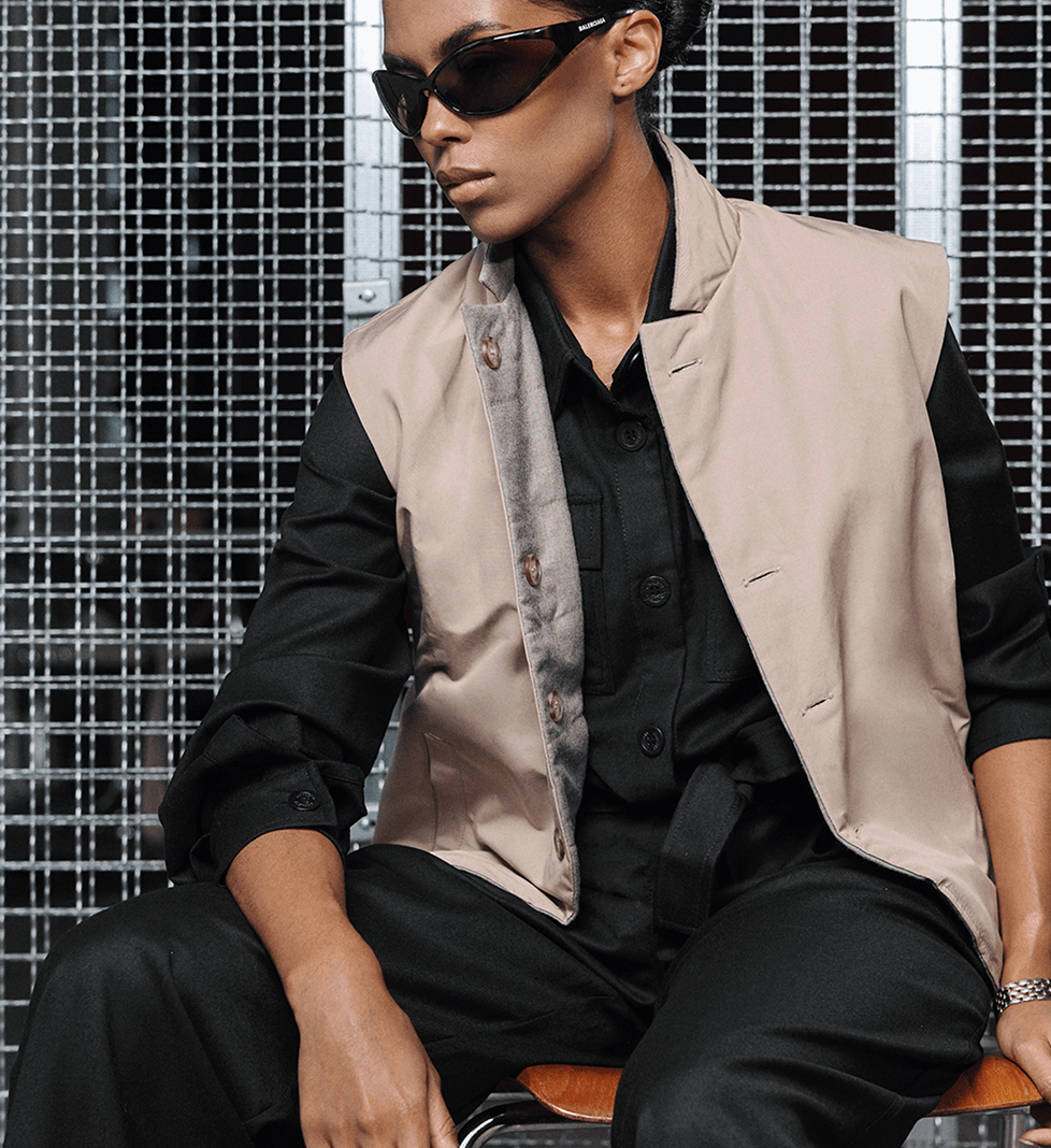 Жилет CHALETY двосторонній Bern beige