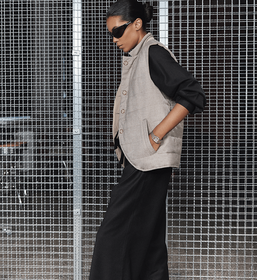 Жилет CHALETY двосторонній Bern beige