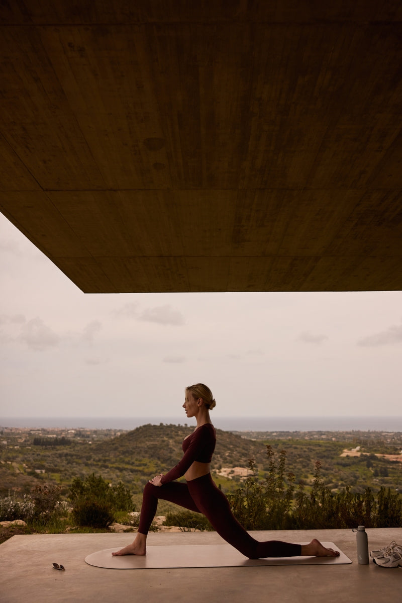 Scoop Long Sleeve - Burgundy