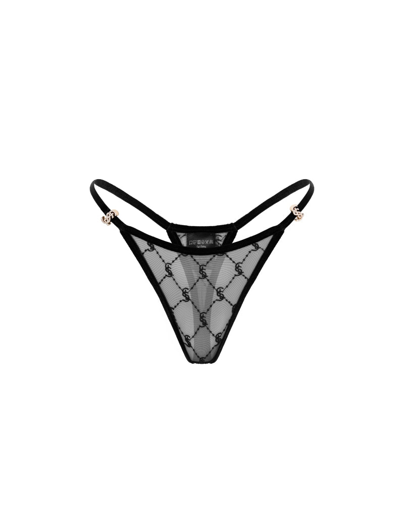 SHEER LACE THONGS