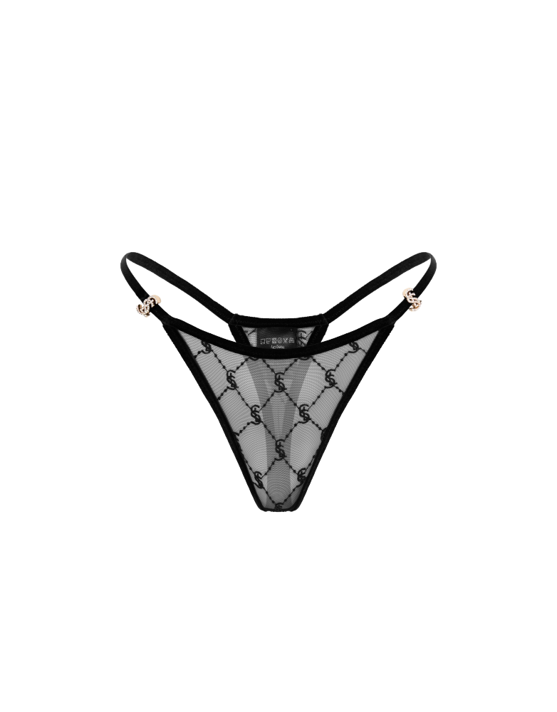 SHEER LACE THONGS