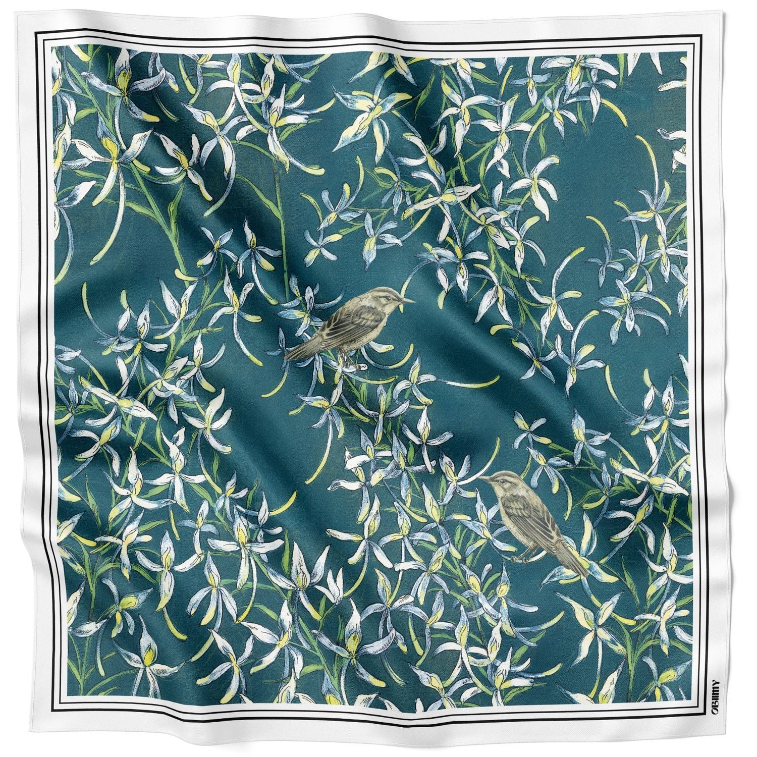 Silk scarf "Melody of Two"