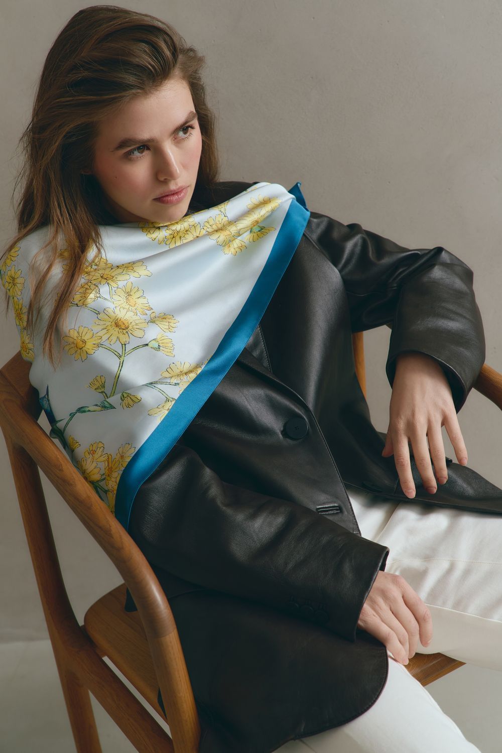 Silk scarf "Exaltation"