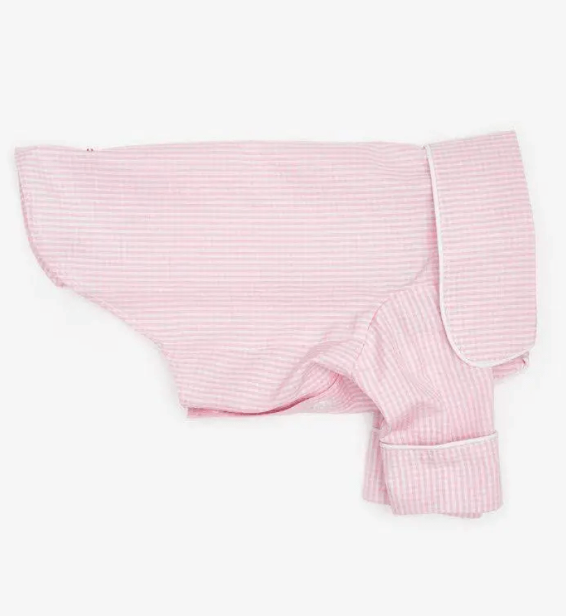 Сорочка CHOUCHOU з кантом для собак рожева